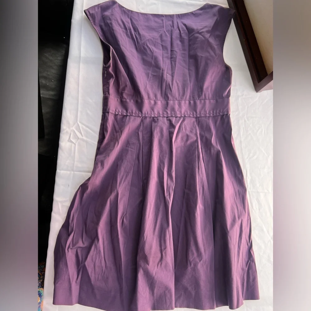 Theory Shyann Impeccable Dress purple lightweight size 2 - Picture 5 of 5